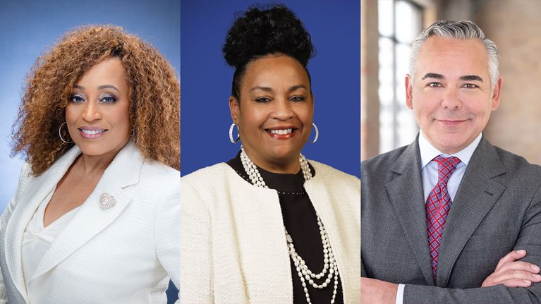 From left, Alice L. Jolla, Monica Turner, and Rick Gomez.