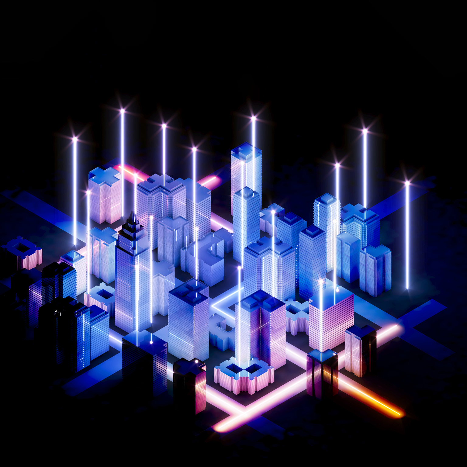 Future city graphic