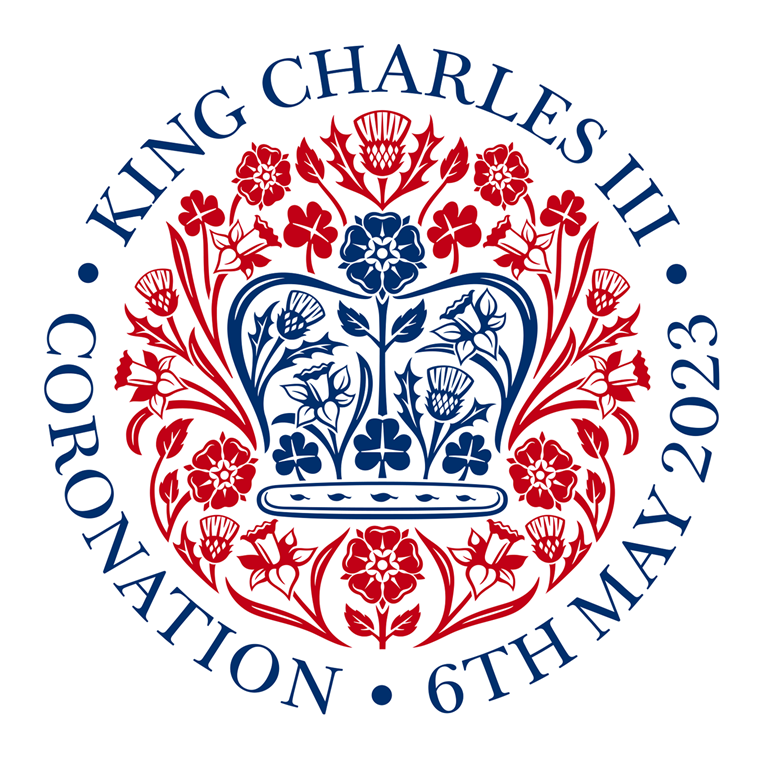Ive created this elegant emblem for the May 6, 2023, coronation of King Charles III.