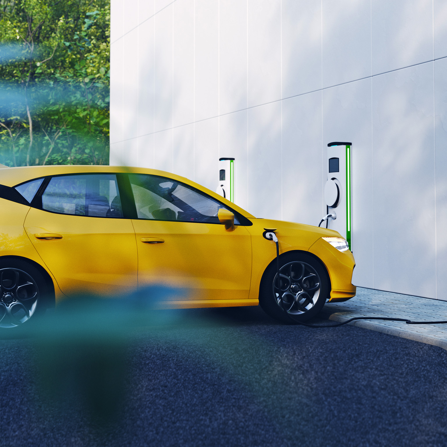 Electric vehicle charging station