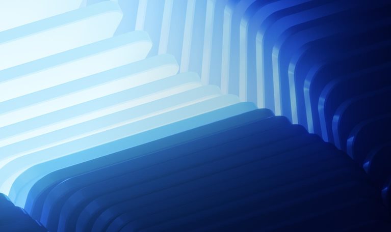 Blue and white abstract background