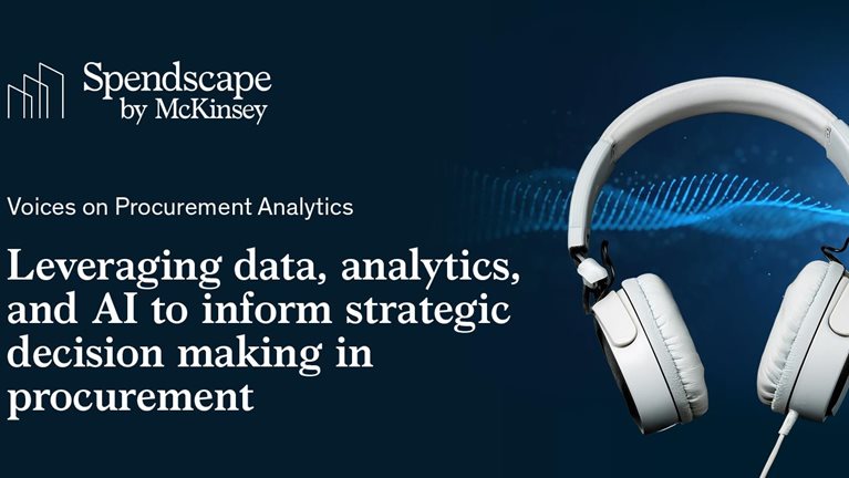 Leveraging data, analytics, and AI to inform strategic decision making in procurement