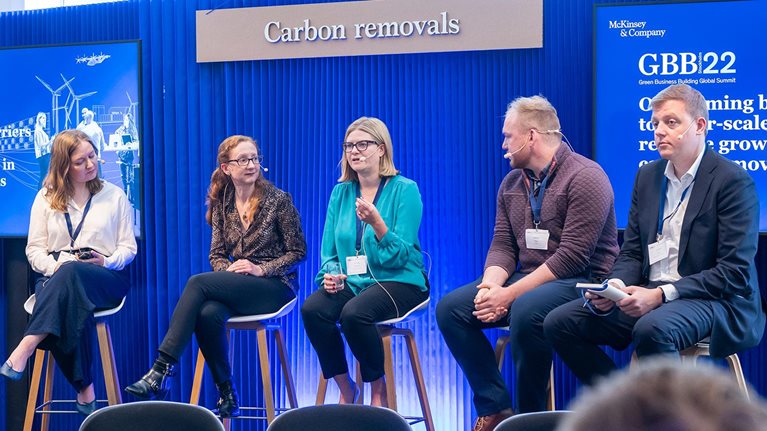 Image of panelists from the GBB summit