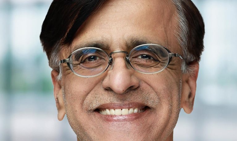 Smiling portrait of Snowflake CEO Sridhar Ramaswamy