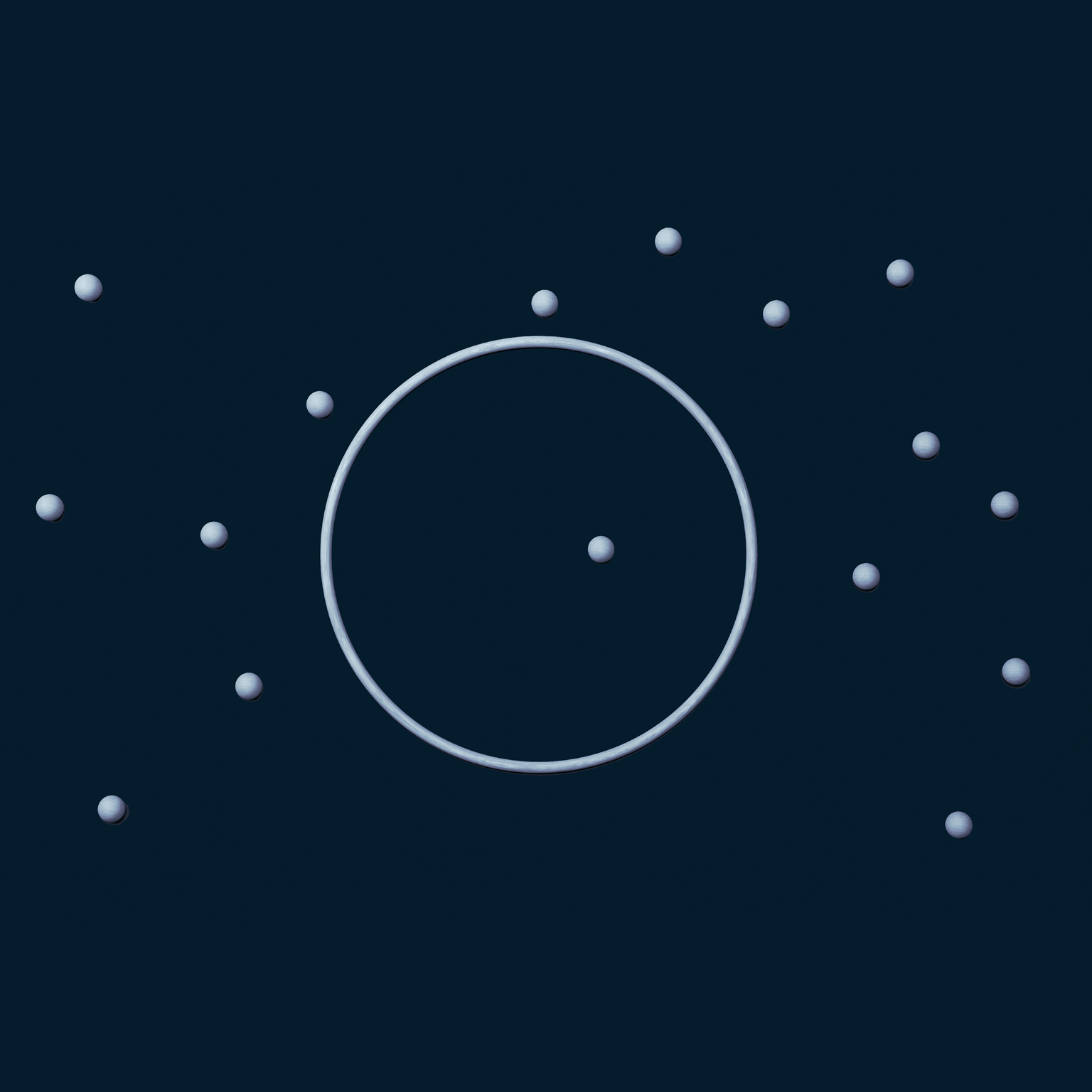 illustration circle with dots