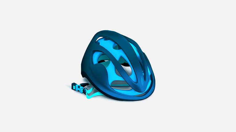 3D helmet illustration