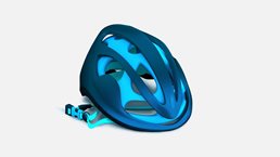 3D helmet illustration