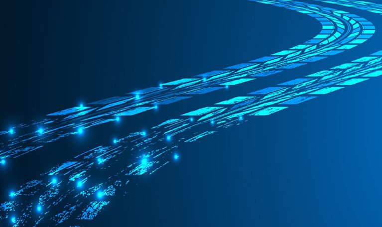 Racing speed background, vector illustration abstraction in car track