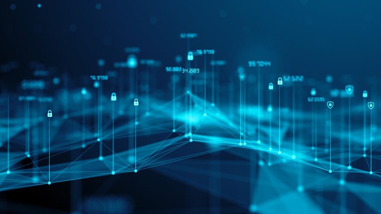 Cyber security, illustration