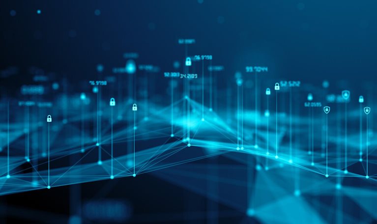 Cyber security, illustration