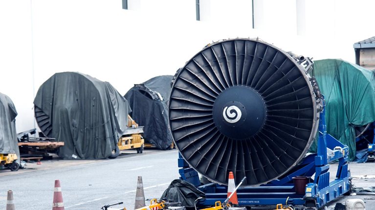 Airplane turbine engine spare part