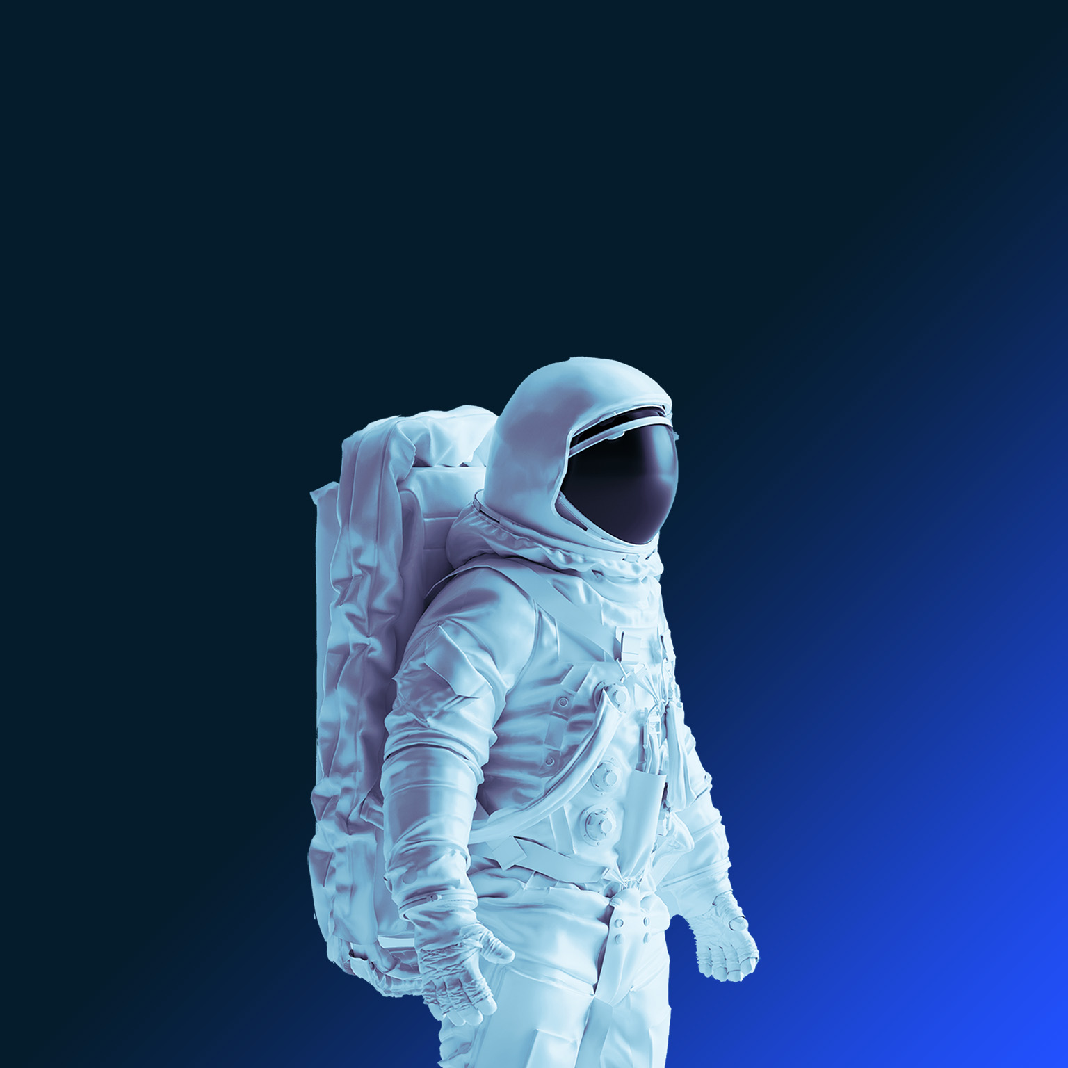 Person in spacesuit