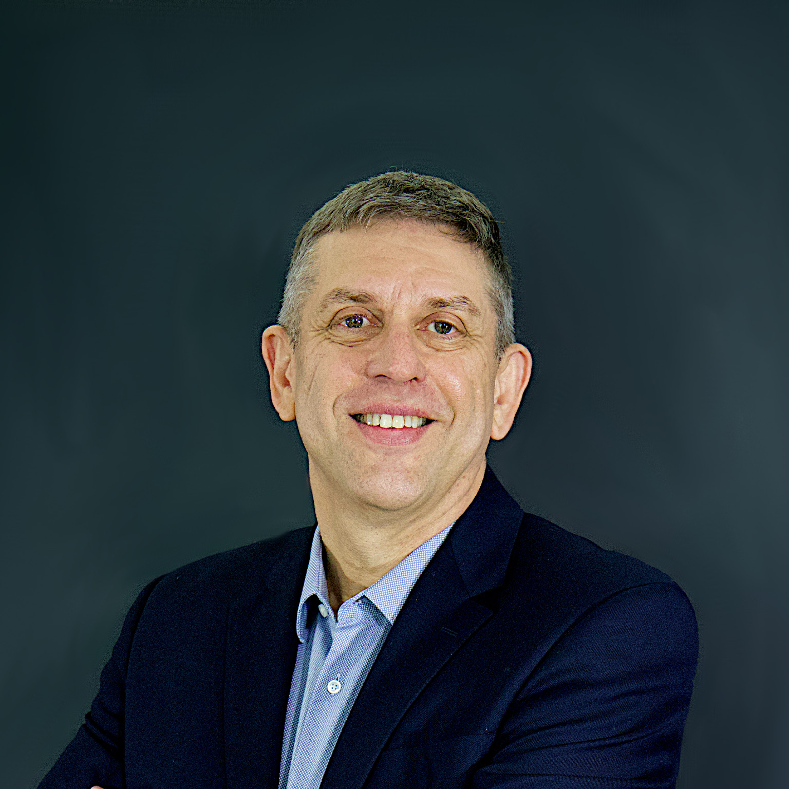 A portrait of Alk Brand, CEO of Westfalia Fruit.