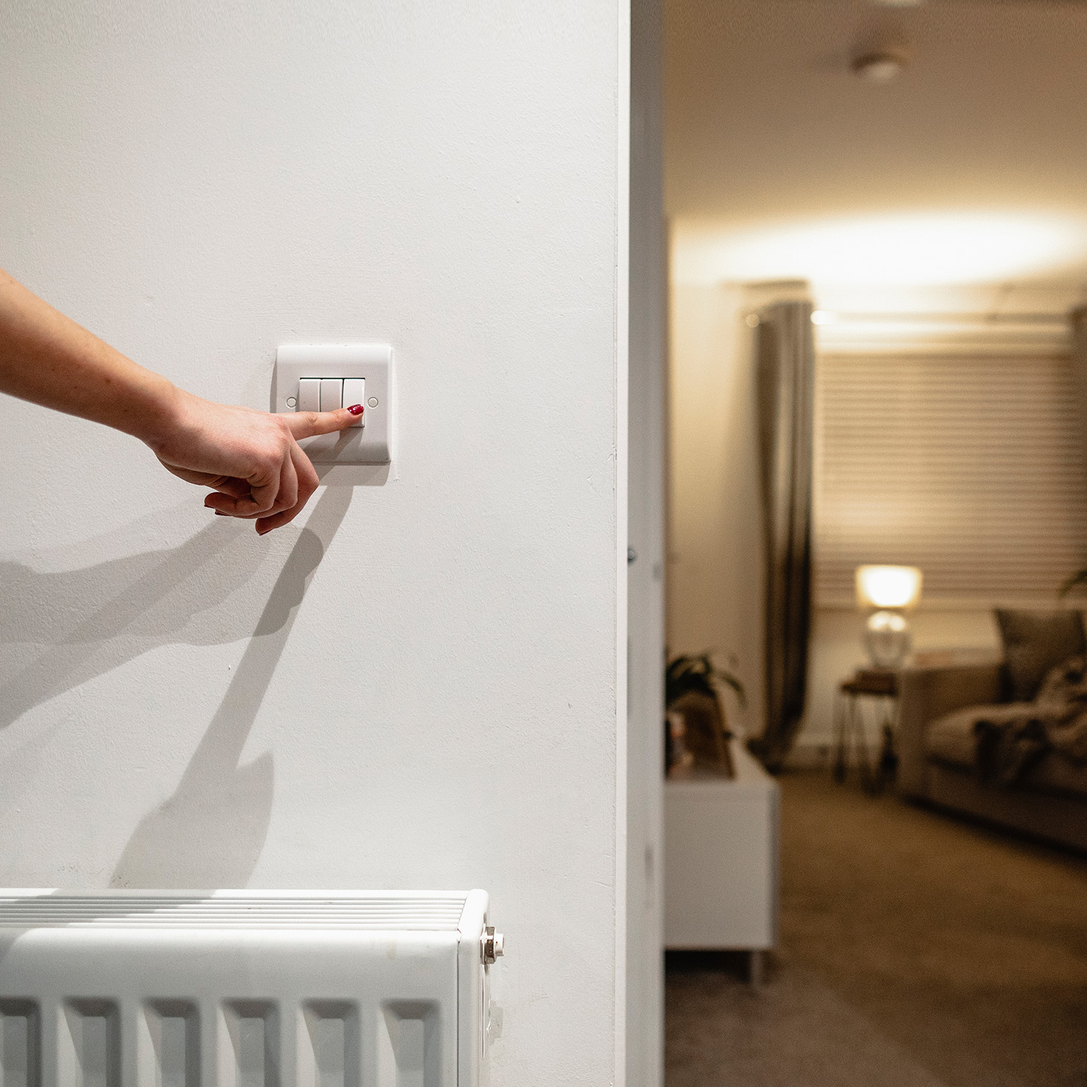 Turn The Lights Off - stock photo