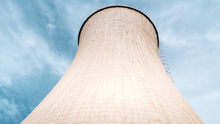 Cooling tower in power plant