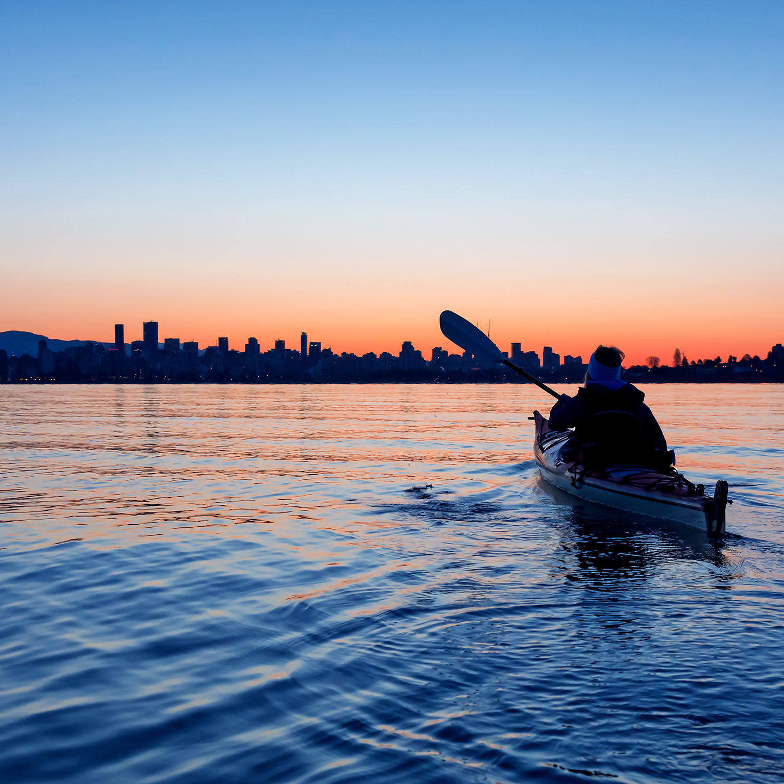 Sunrise Kayaking in Vancouver