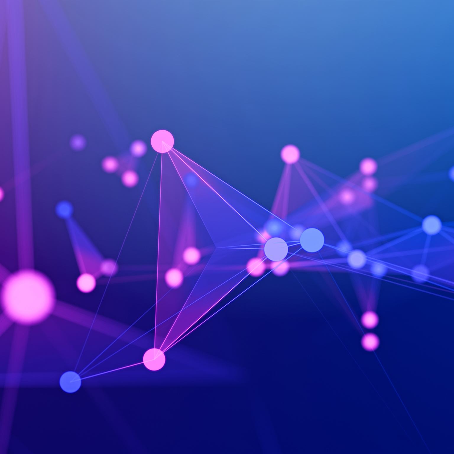 Illustration Geometric abstract background with connected line and dots