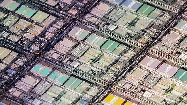 Computer processor wafer