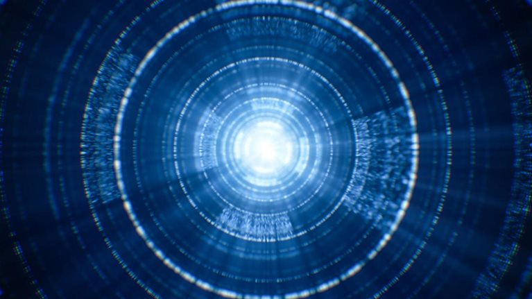 Technology Digital HUD Circles Design