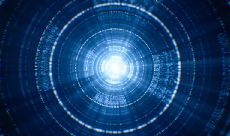 Technology Digital HUD Circles Design