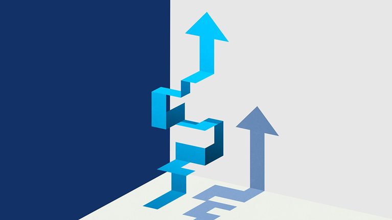 Bent arrow pointing upwards